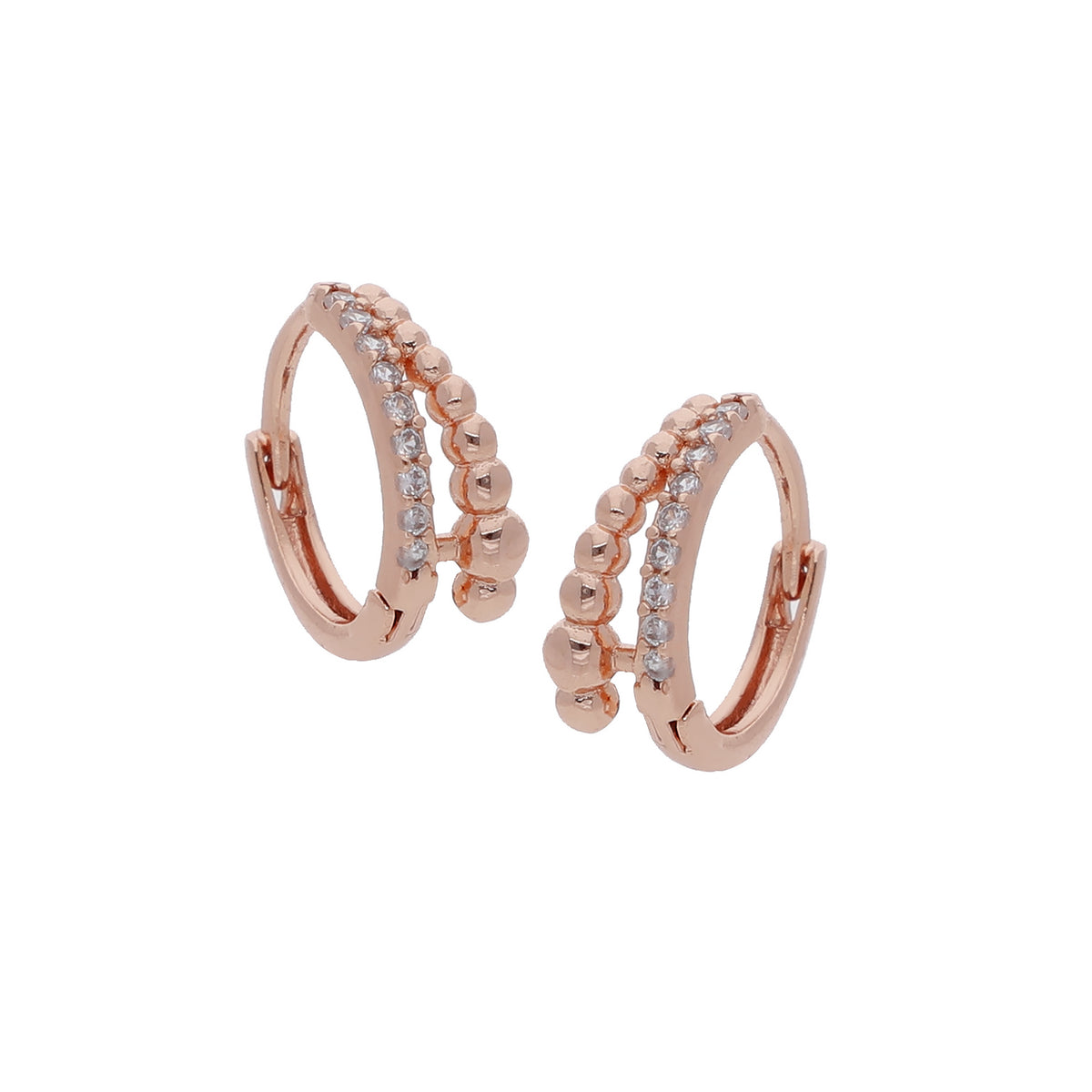 Rose Gold Plated Statement Earrings