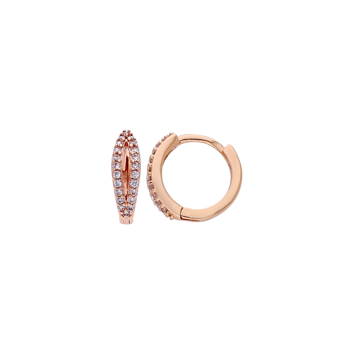 Rose Gold Hoop Earring
