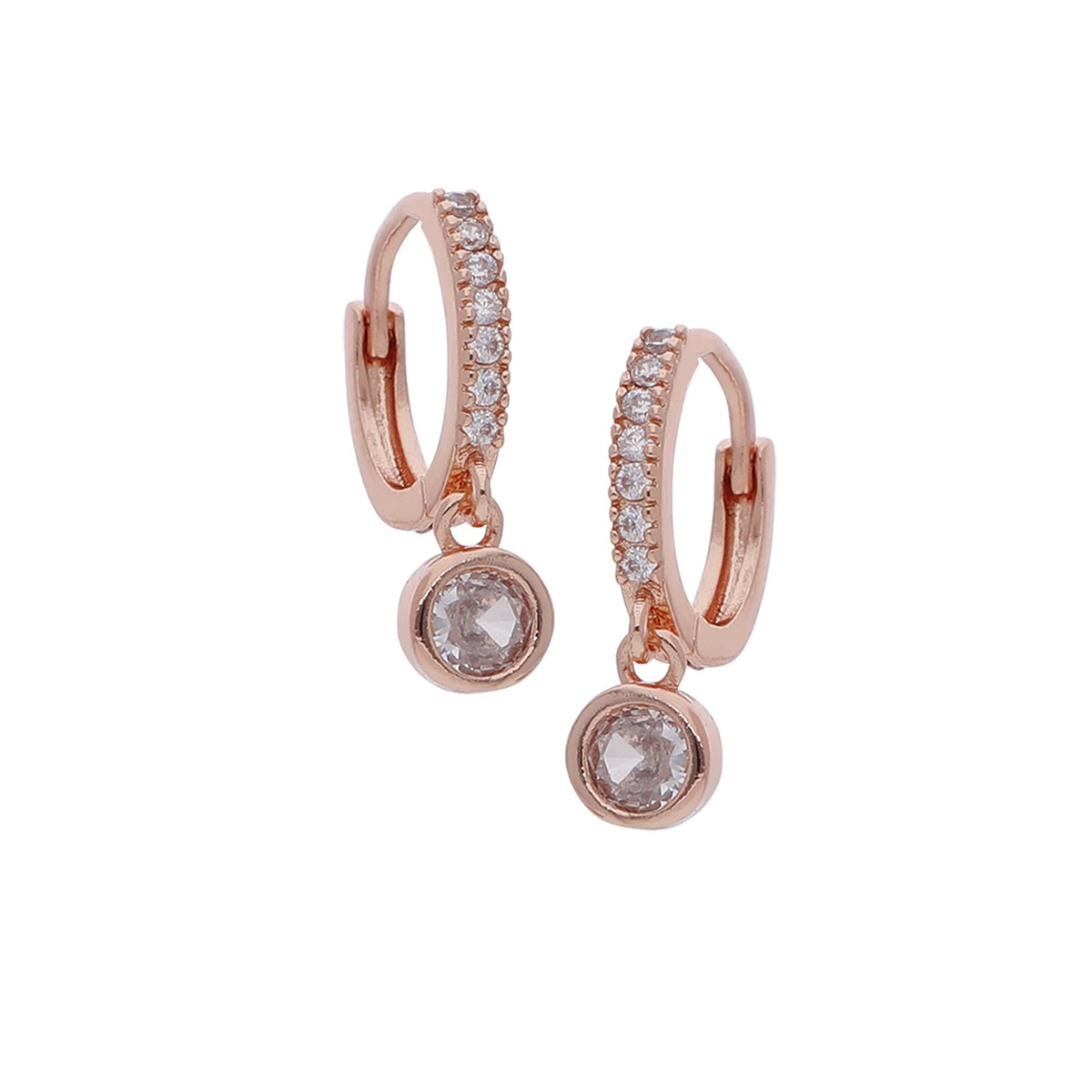 Rose Gold Plated Dainty Traditional Earrings