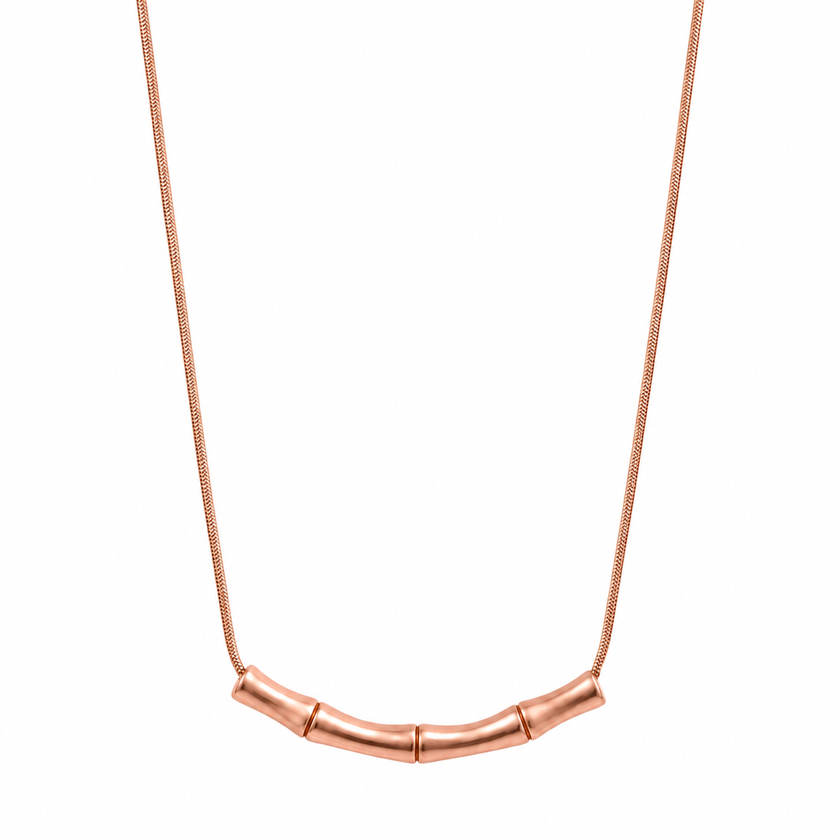 Rose Gold Bar Necklace