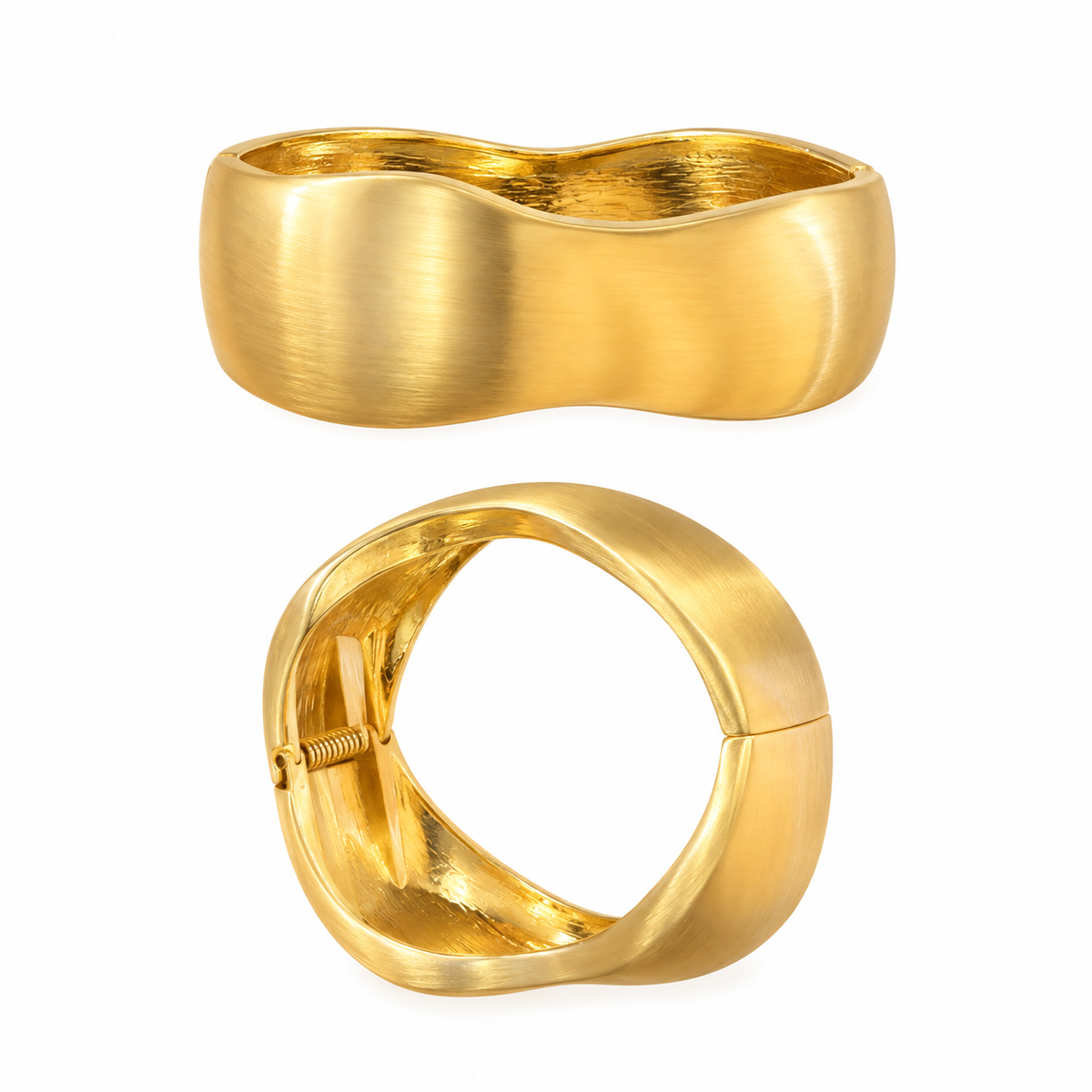 Gold Plated Double Bracelet