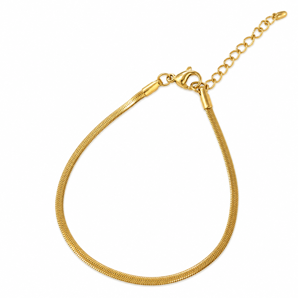 Gold Plated Fine Chain Bracelet