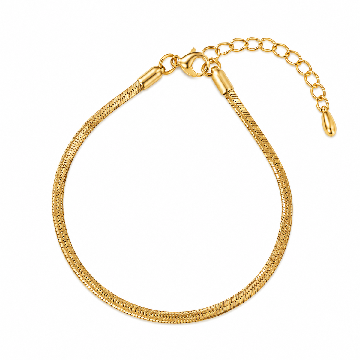 Gold Plated Link Chain Bracelet
