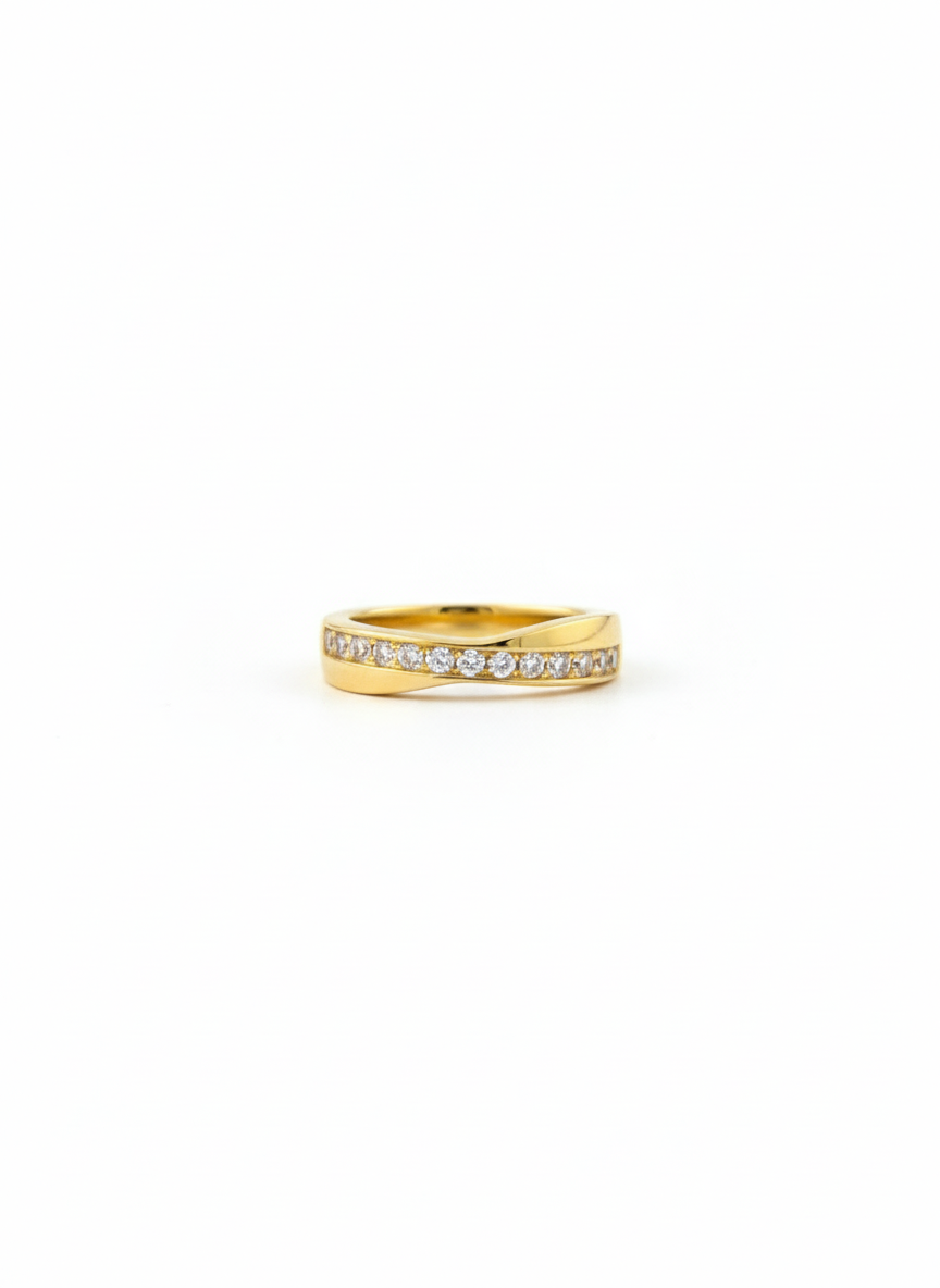 Gold Plated Petite Band Ring